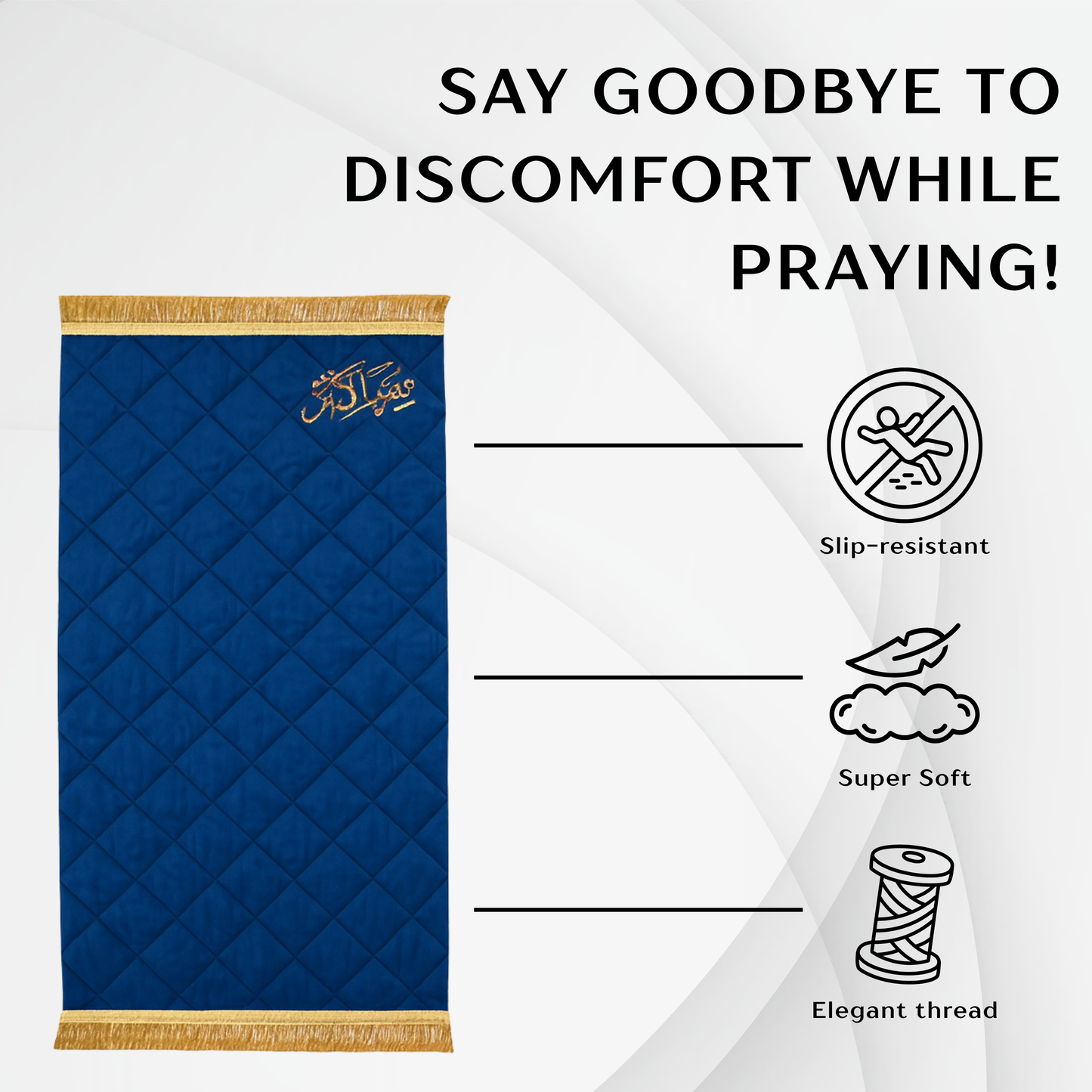 Premium Velvet Quilted Prayer Mat