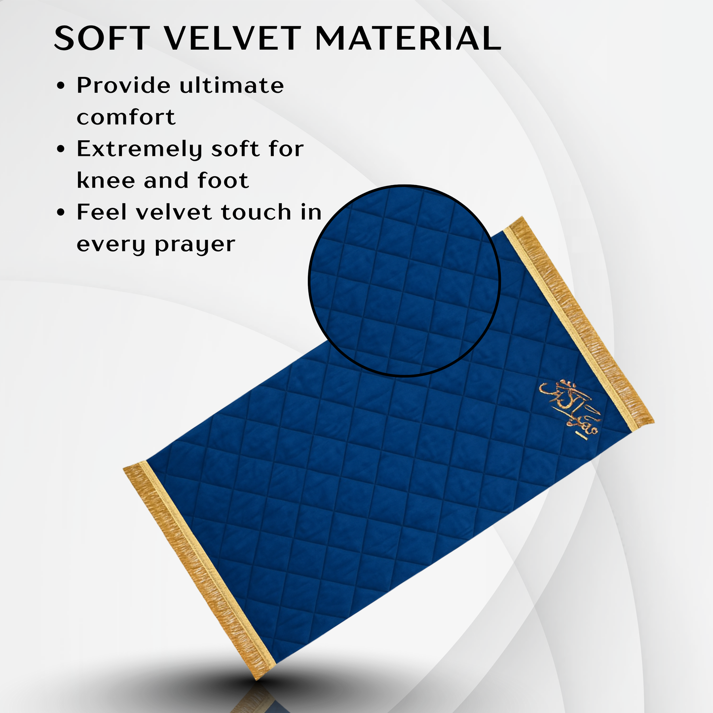 Premium Velvet Quilted Prayer Mat