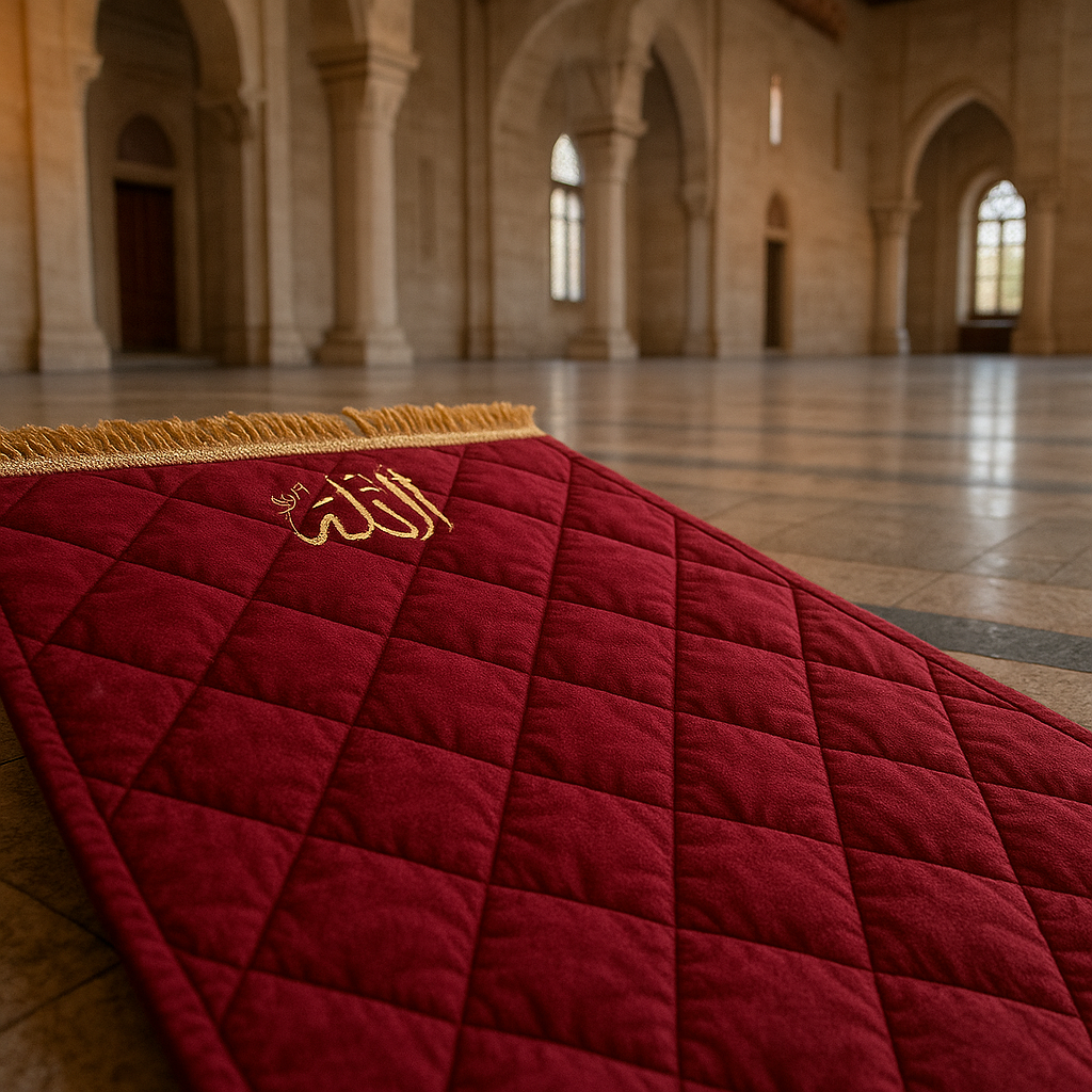 Premium Velvet Quilted Prayer Mat