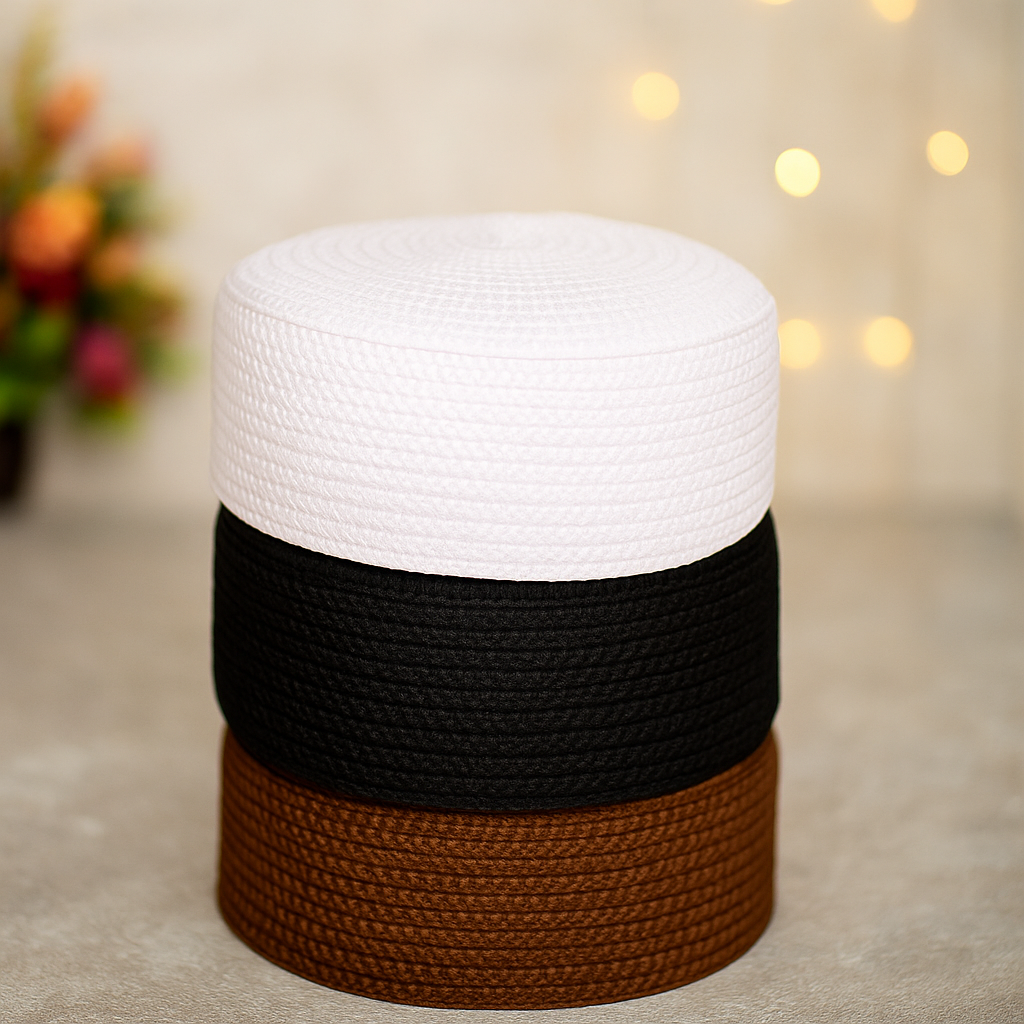 Habban Koofi Cap - Pack Of 3