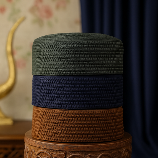 Habban Koofi Cap - Pack Of 3