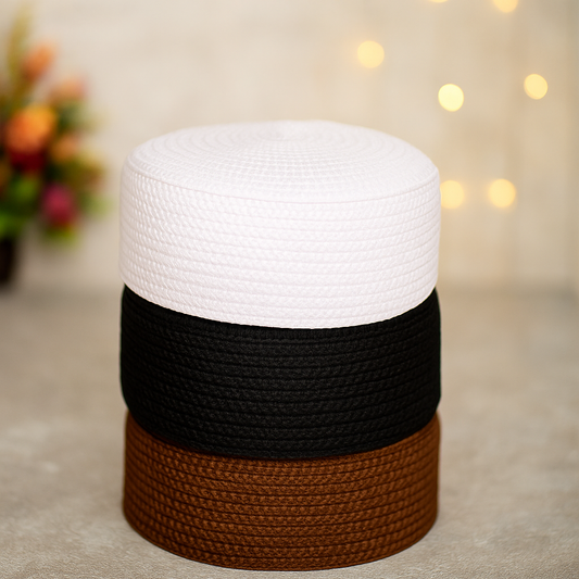 Habban Koofi Cap - Pack Of 3